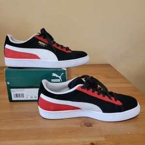***SOLD***Puma Like New wore 1x $55 Classic Kokono Jr Red/blk size 6C kids